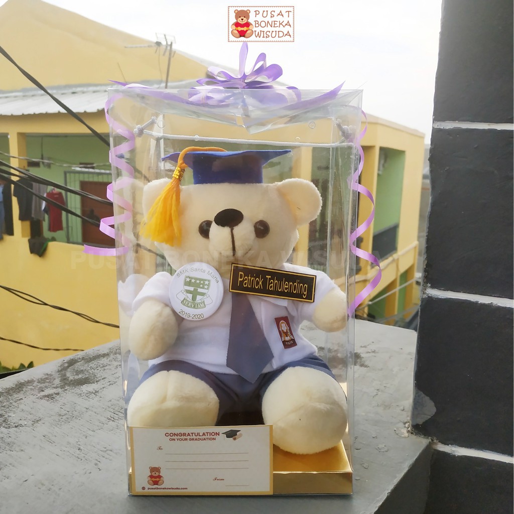 Boneka Seragam SMA Boneka SMA Aliyah SMK Perpisahan Kelulusan sekolah Boneka Wisuda Pesantren Lucu SMP MTS SD