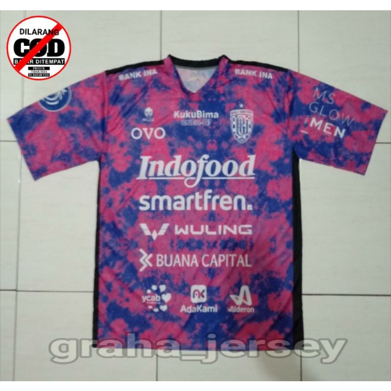 Jersey Bali United FC GK Home 2021 - 2022 BRI Liga 1 Ungu Kiper Printing Lokal
