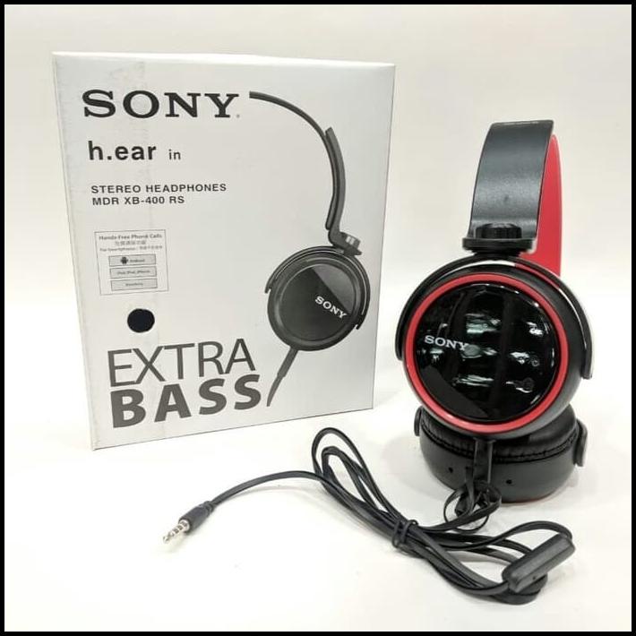 Headphone Bando Sony Headset Earphone Hf Xb 400