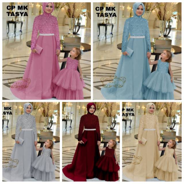 Jual cp mk tasya Couple Tasya Mom and kids FD COUPLE GAMIS KONDANGAN Mk