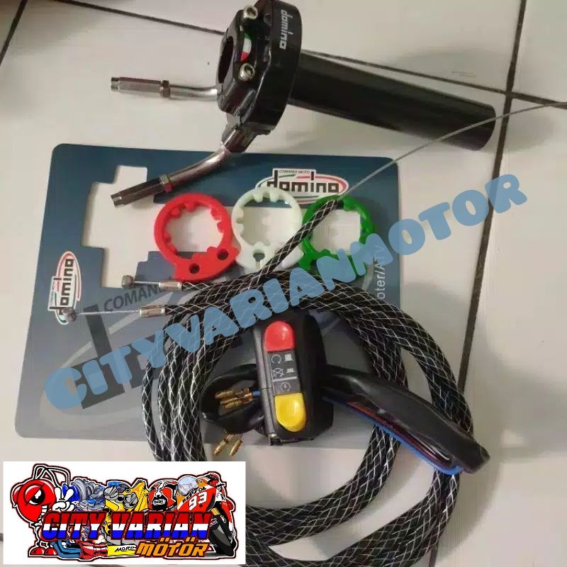 CVM Gas Spontan 2 Kabel Plus Holder Saklar Switch Kanan 2 Tombol Nmax Aerox PCX Vario