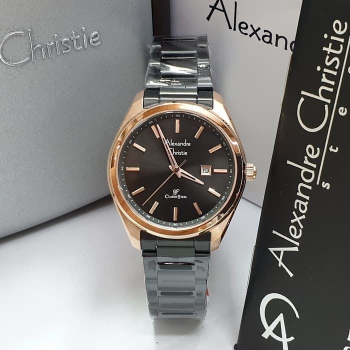 ORIGINAL Jam Tangan Wanita Alexandre Christie AC 8591 / AC8591 Garansi 1 Tahun