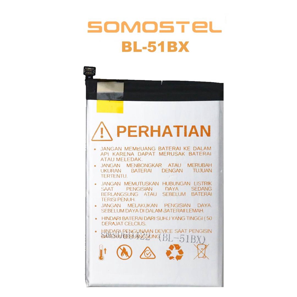 Somostel - BL-51BX Infinix Hot 10 X683 / Infinix Note 8 X692 Batre Batrai Baterai