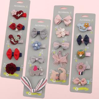 10Pcs Set  Jepit  Rambut  Model Princess untuk Anak  