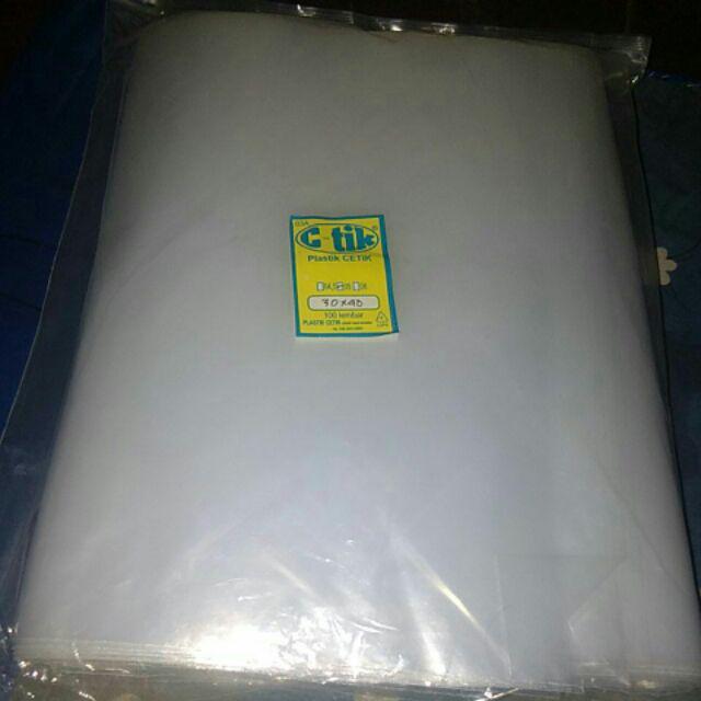 30x40 Plastik Klip Polos (tanpa Handle)