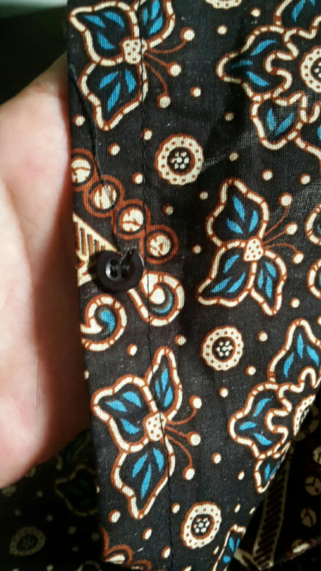 Batik Couple Keluarga Sania Ruffle Ori Ndoro Jowi Dnt Motif Mataram Ht