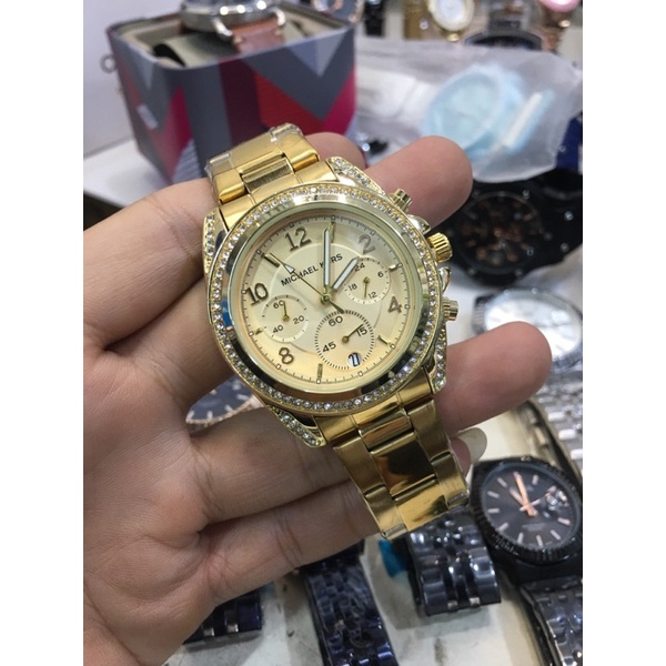 [SHOPEE LIVE] JAM TANGAN WANITA MK CHRONO AKTIF