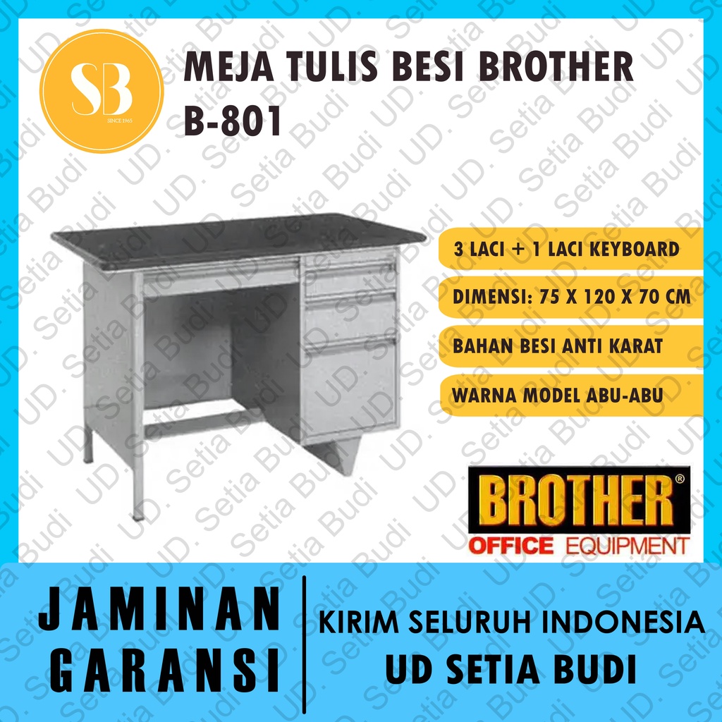 

Meja Tulis Besi Brother B-801