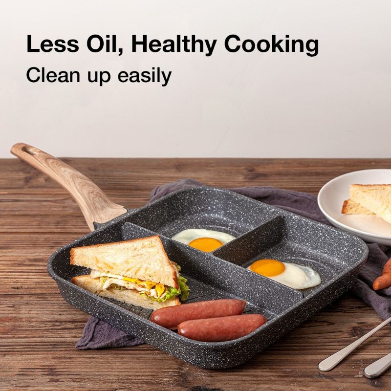 Carote 3in1 Grill Pan 28cm / Panci 3in1