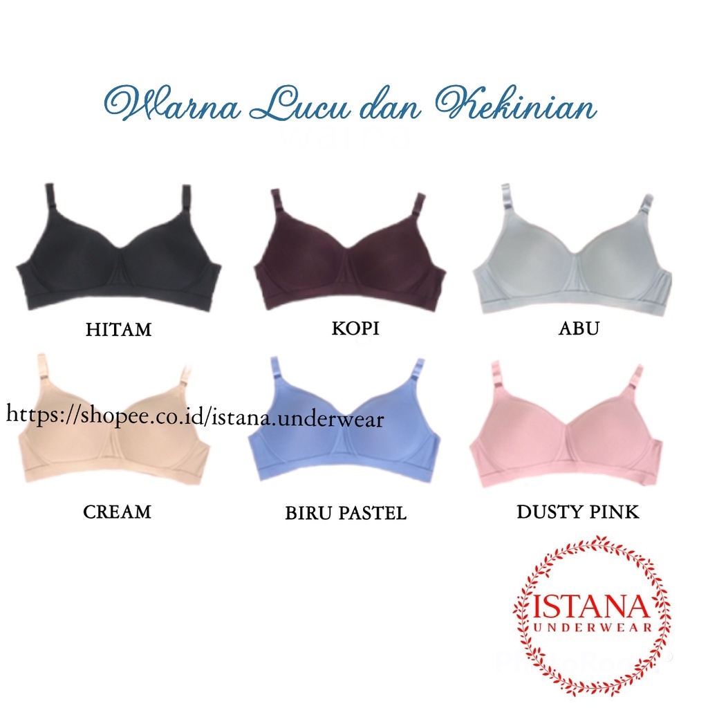 BH bra SOREX lembut premium tanpa kawat / YANG LAGI HITS silky soft (selembut sutra) art.9815