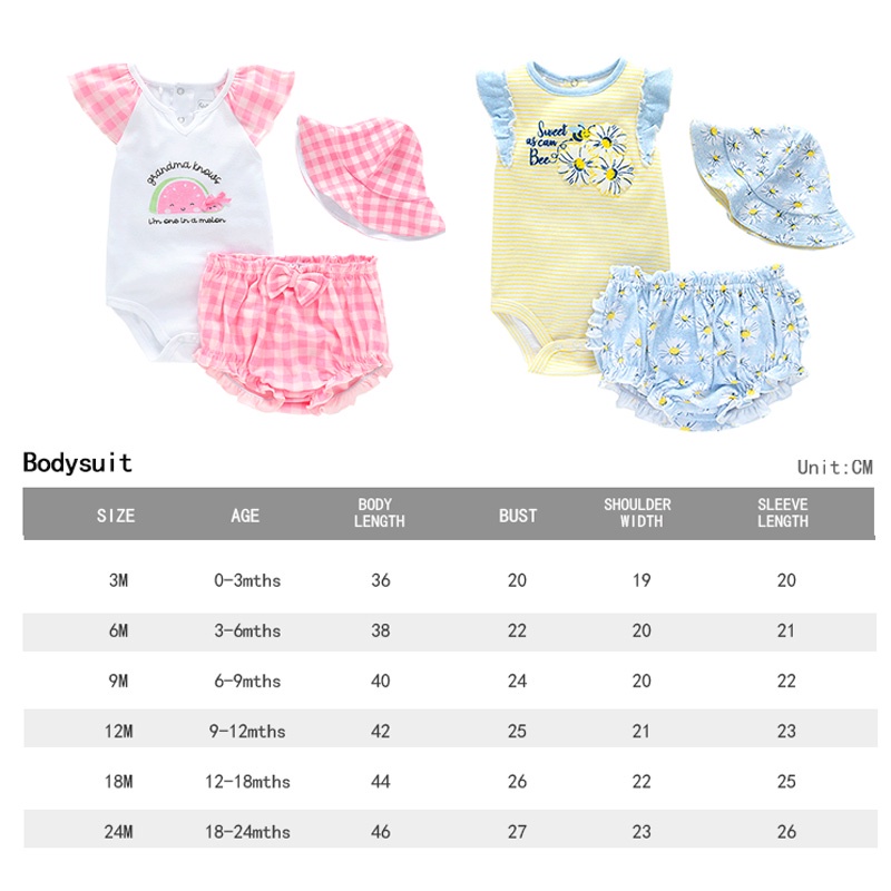 Catell Love 3in1 Set - Pakaian Bayi Jumper Topi