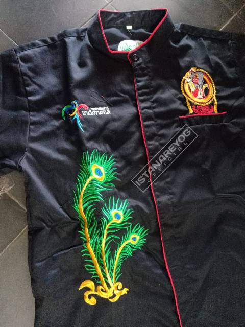 KEMEJA / HEM BORDIR BAJU SENI GANONG PONOROGO