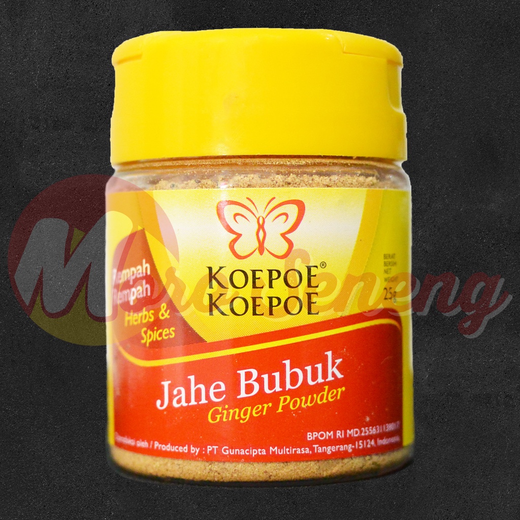 Jahe Bubuk Kupu Kupu Ginger Powder Koepoe Koepoe