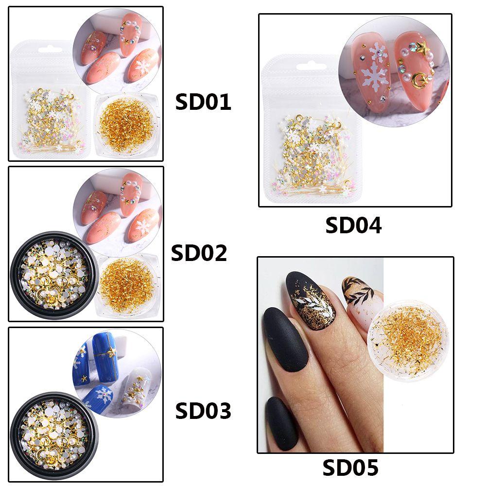Chooky Berlian Imitasi / Mutiara Bahan Metal Untuk Dekorasi Nail Art