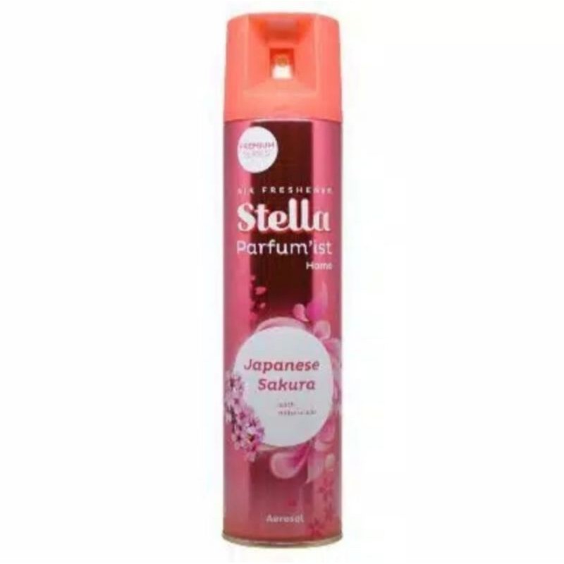 Pengharum Stella aerosol wangi Japanese Sakur 350+50ml terbaru