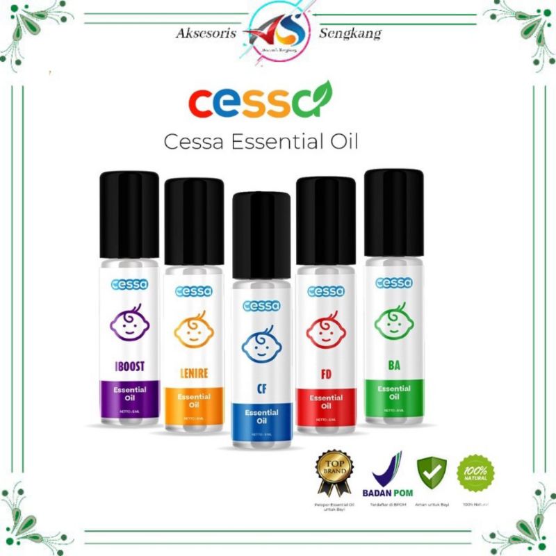 Cessa Baby (0-2 tahun) Fever Drop , Cough n Flu , Lenire , Bugs Away dan Immun, minyak oil baby batu