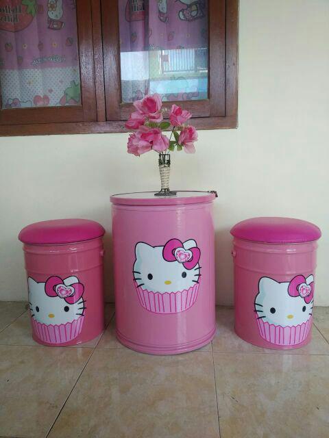 Kursi Tong Hello Kitty/doraemon