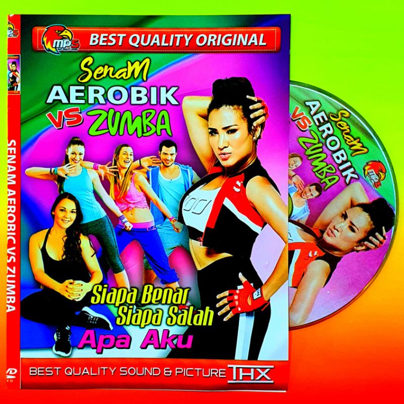 KASET SENAM AEROBIK VS ZUMBA - KASET FITNES OLAHRAGA DIRUMAH - KASET SENAM KEBUGARAN JASMANI