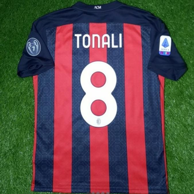 Jersey AC Milan Original 2020-2021 Home Tonali 8 Seri A Bnwt - S