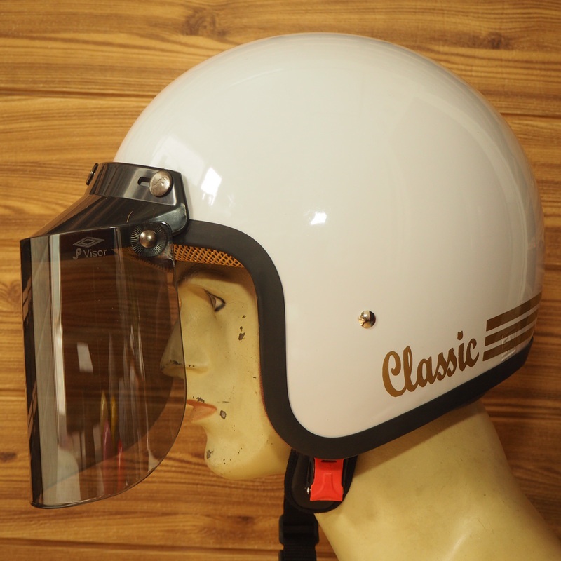 HELM BOGO CLASSIC SNI DEWASA PRIA DAN WANITA HELMET BOGGO RETRO KLASIK DATAR GLOSSY DOVE BANYAK WARN