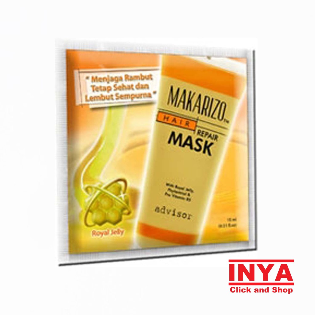 MAKARIZO ADVISOR HAIR MASK REPAIR DRY &amp; DAMAGED 15gr SACHET - Masker Rambut