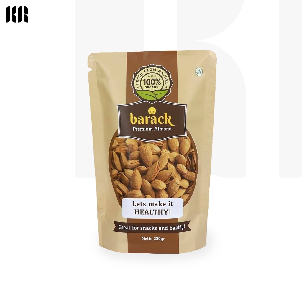 

Barack Premium Almond Kacang Almond 220 gram