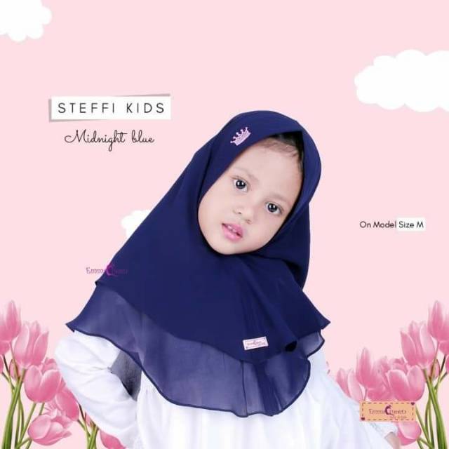 Emmaqueen - Jilbab Steffi Kids - Jilbab Instan Anak 2 layer