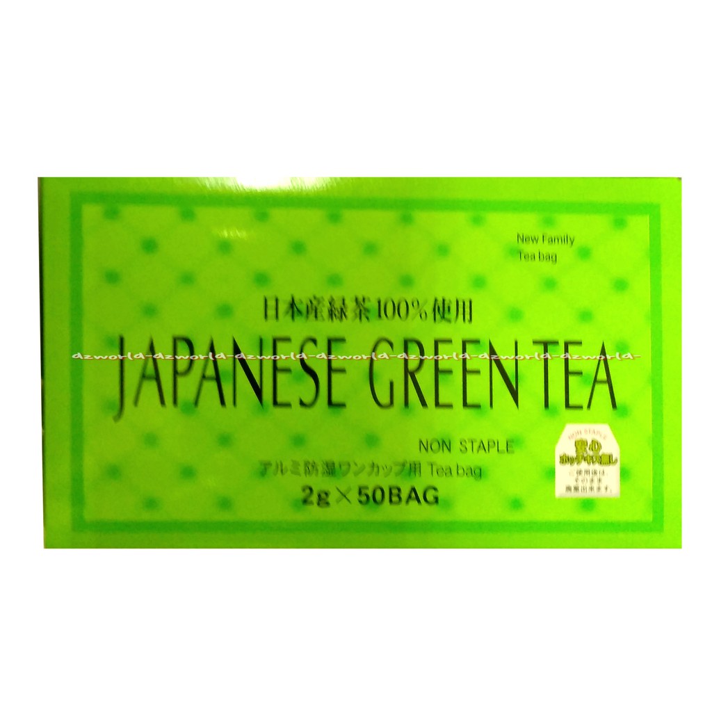 OSK New Family Japanese Green Tea Leave 50pcs Teh Hijau Jepang O.S.K Greentea Japan Macha Tea Kemasan Celup alal MUI OSK