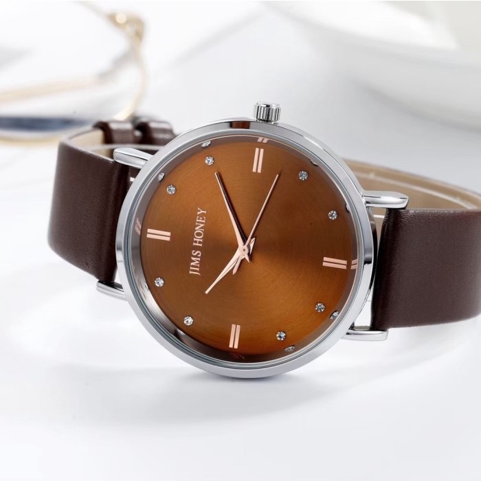 De20G Jam Tangan 8123 Anniversary Jims Honey Jt 8123 Jam Tangan Wanita Murah - Hitam Y520511Uu