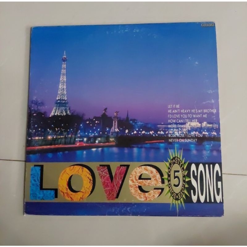 Kaset Laser disc lagu Love songs Old Style