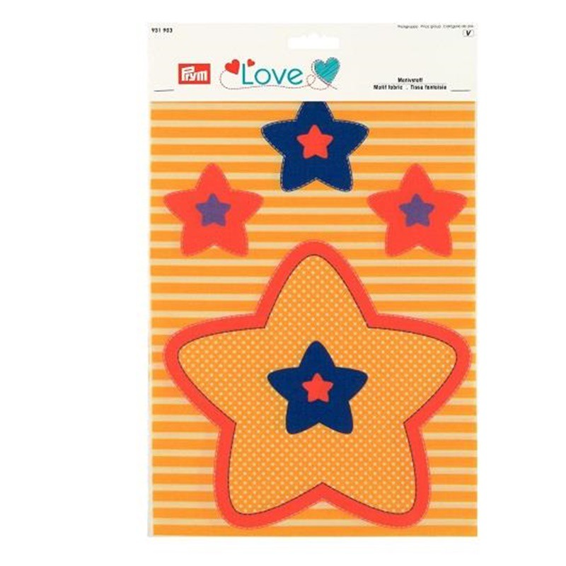 PRYM LOVE MOTIF FABRIC Star Bintang Kain Bermotif 931903