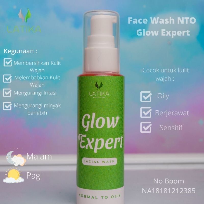 Latika- Glow expert facial wash normal to oilu/NTO