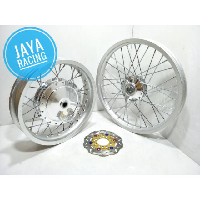 Velg ring 14 lebar 185 ring 17 lebar 160 model KLX Xride - Mio - xeon - sepaket plus stel velg