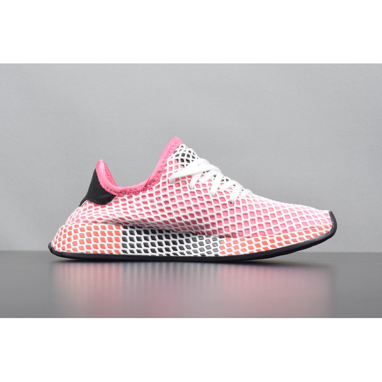 adidas deerupt runner white and pink