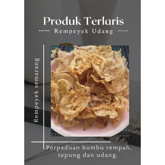 

Peyek Kacang/ Peyek Rebon/Peyek Udang renyah
