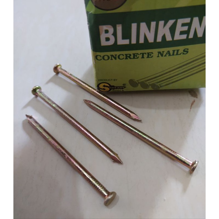 

Paku Beton Kuning 7X 3.5Cm Blinken Concrete Nails