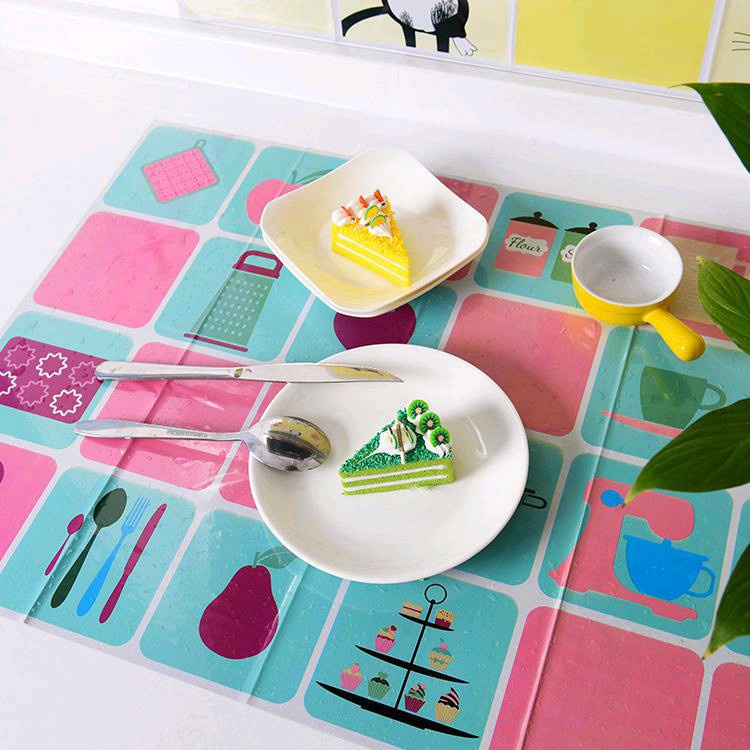 STICKER DAPUR ANTI MINYAK / WALLPAPER DAPUR TAHAN PANAS / STICKER DINDING DAPUR