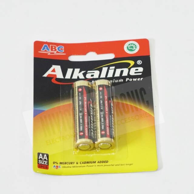 Baterai ABC ALKALINE AA isi 2