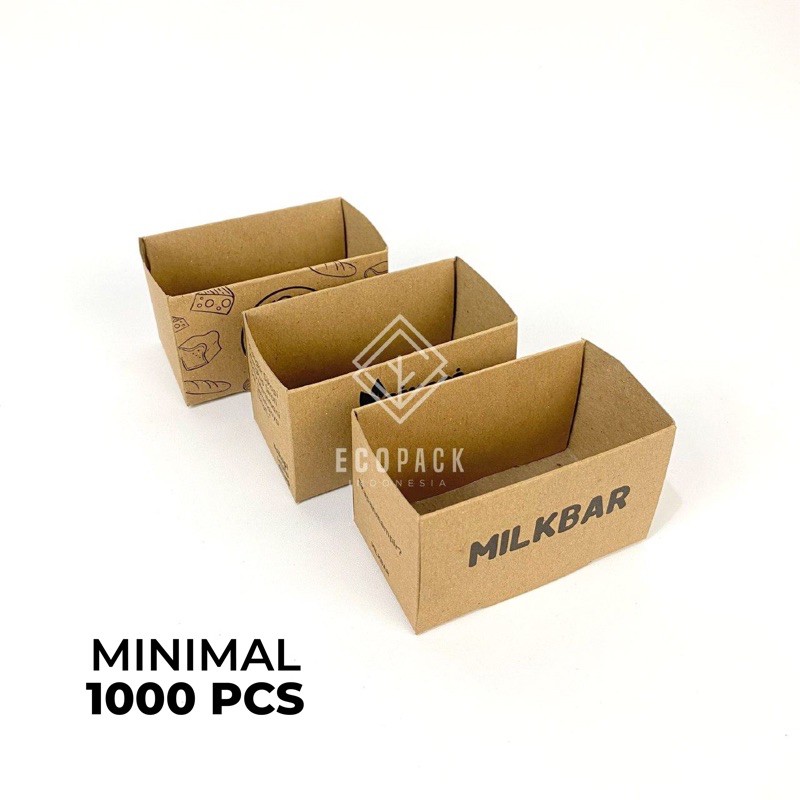 

BOX MAKAN Custom Toast box kraft bandung