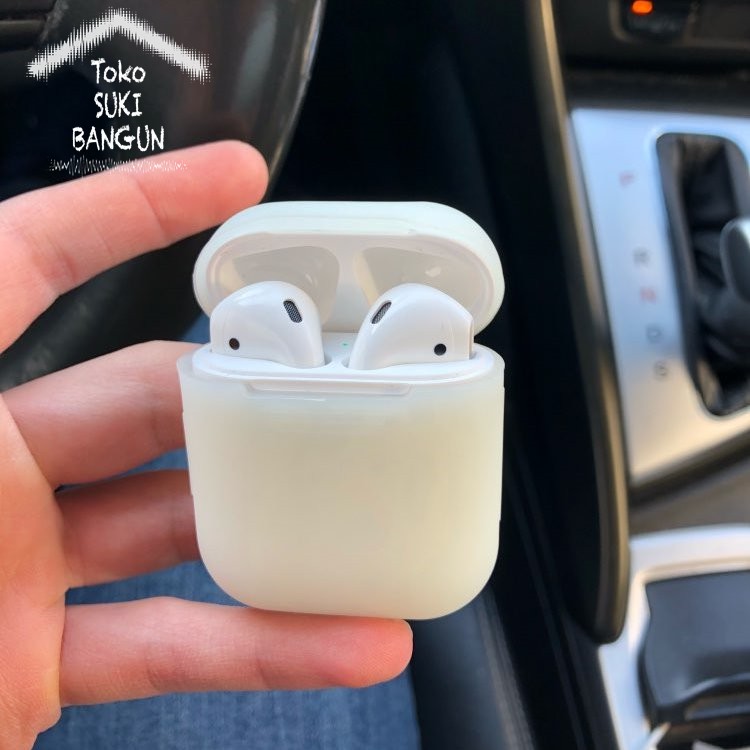 GLOW IN THE DARK Rubber Silicone Soft Case for Apple Airpods