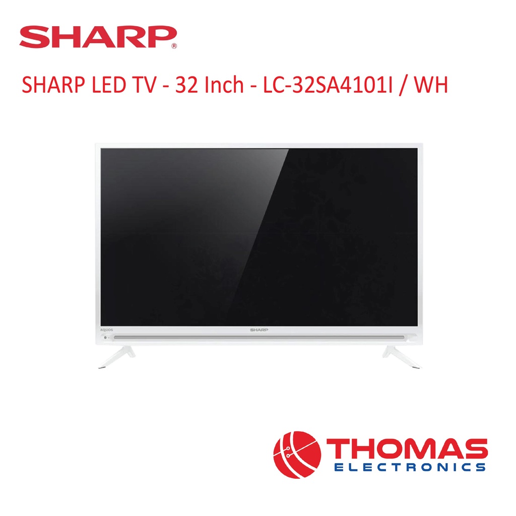 SHARP LED TV 32 Inch LC 32SA4101I WH LED TV SHARP 32" Garansi Resmio LC-32SA4101I