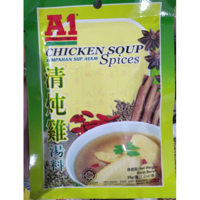 

A1 chicken soup spices rempahan sup ayam