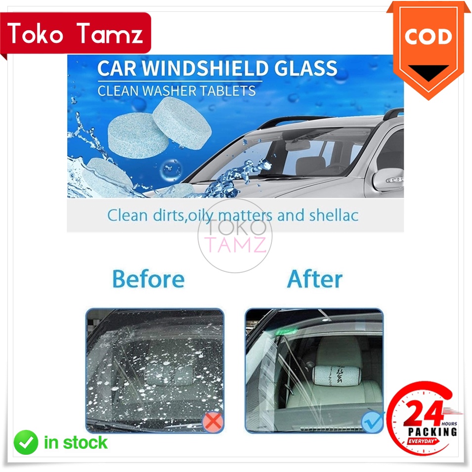 COD MAKASSAR Sabun Pembersih Kaca Wiper Mobil Cleaner Tablet Shopee tokotamz Online Shop Toko Tamz