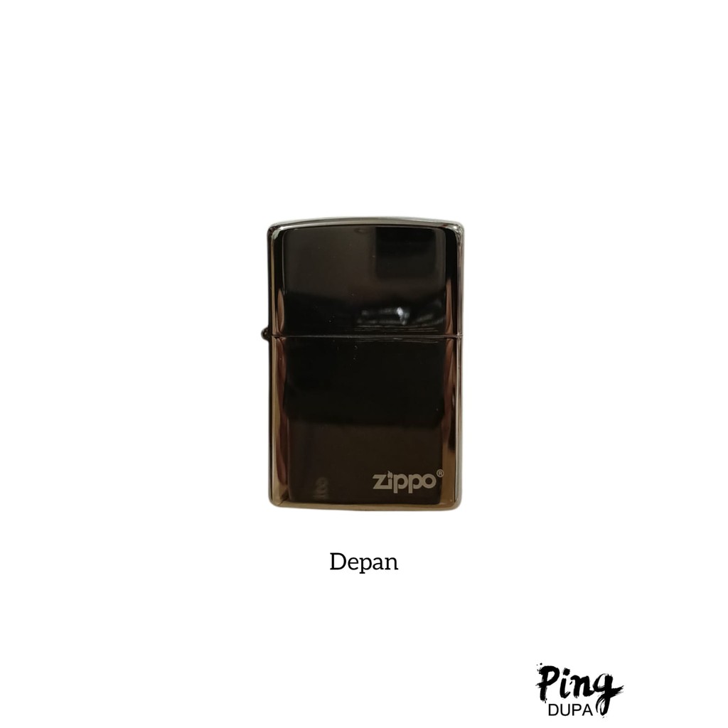 Korek Zippo Black Metallic