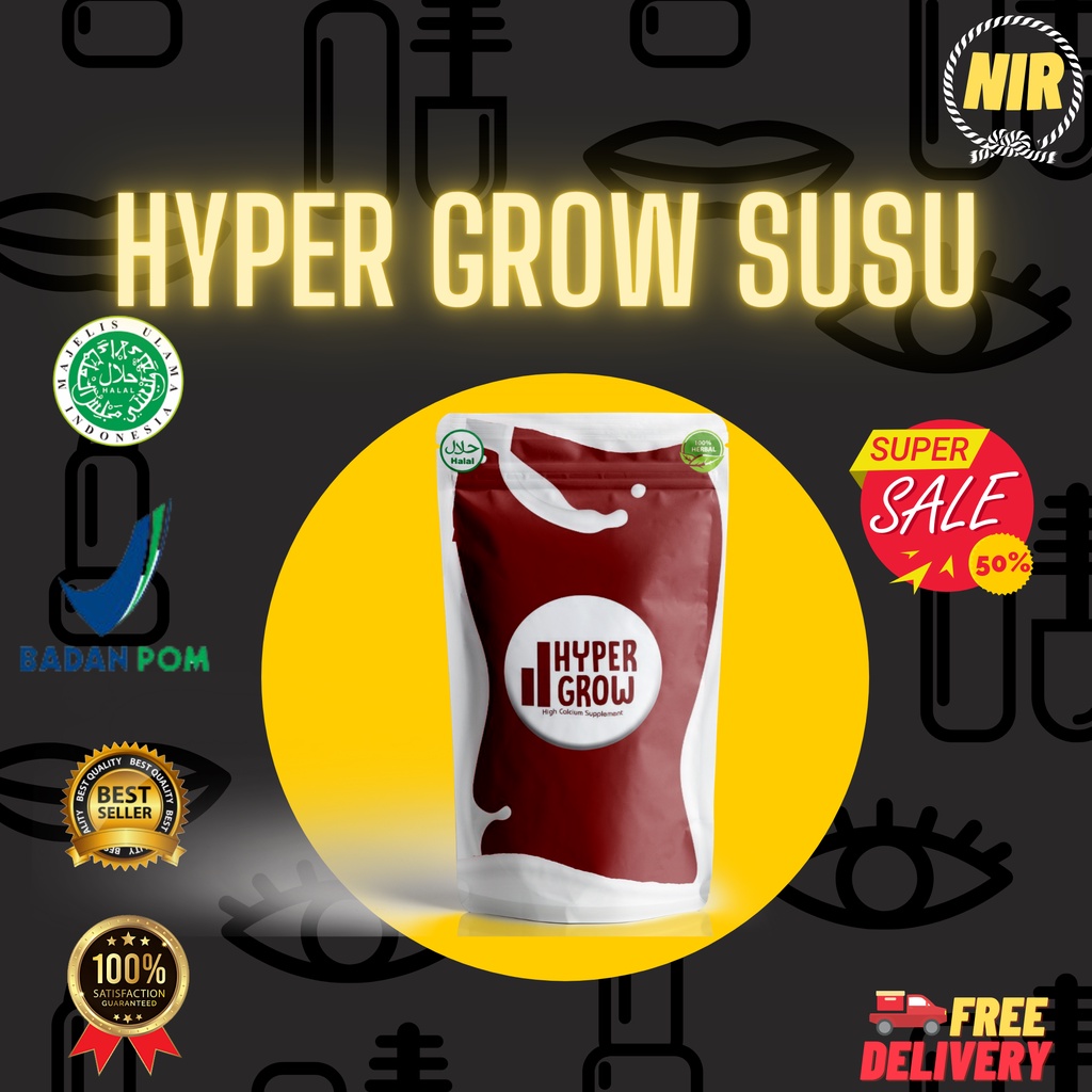 

HYPER GROW SUSU – Peninggi Badan Terlaris / susu penambah tinggi badan