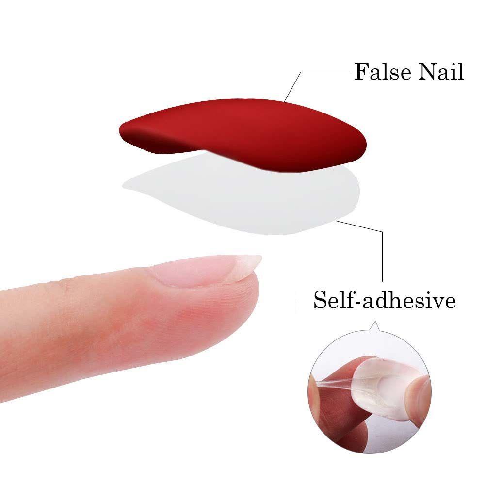 Tips Kuku Palsu Anak Agustina Kartun Anak Lucu Buatan Nail Press On Full Cover Stiker Kuku 3D