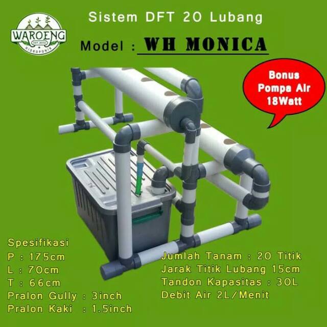 Gambar Instalasi Hidroponik Sistem Dft