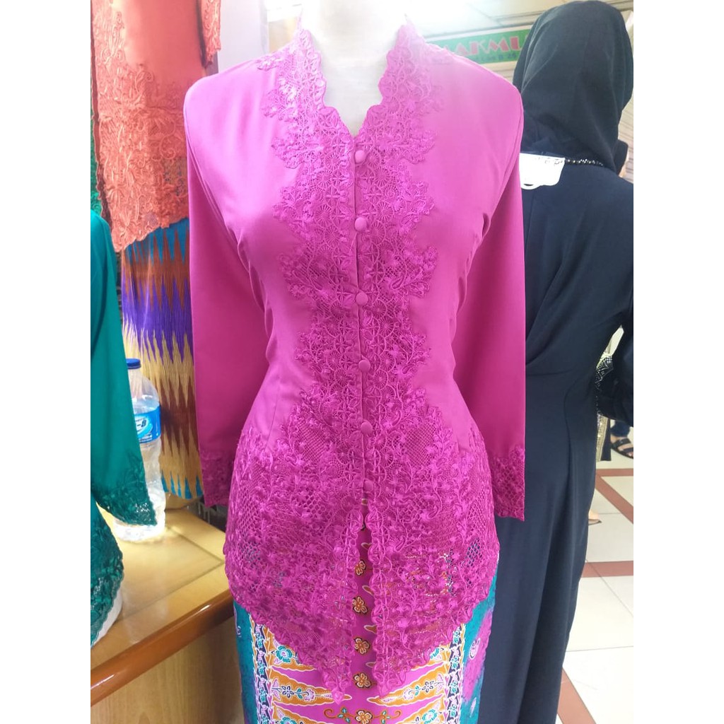 KEBAYA ENCIM MAGENTA PREMIUM