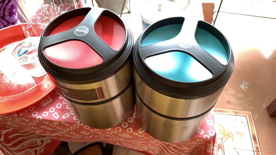 Lunch Box Tedemei Lunchbox 6553 Red Green Blue