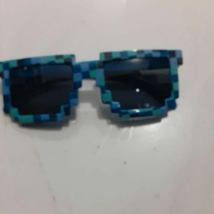See Here!! Kacamata | Anak | si Bocil | frost diamond | Mine Craft | biru | thug life | mosaic | 8 b